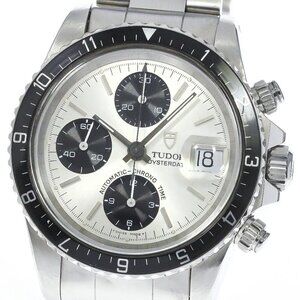 TUDOR Oyster Date Chronotime cal.7750 Silver Dial Automatic Men's